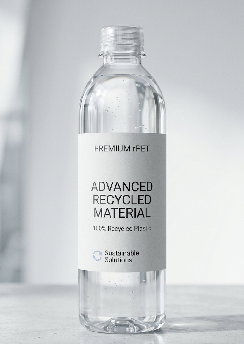 Virgin-quality recycled PET bottle